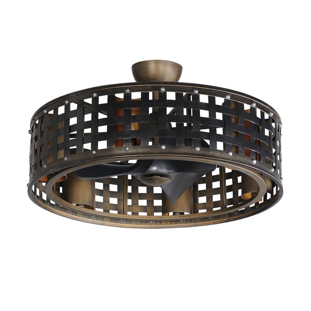 Portcullis Fandelight 32.75 Inch – Bronze Gilt