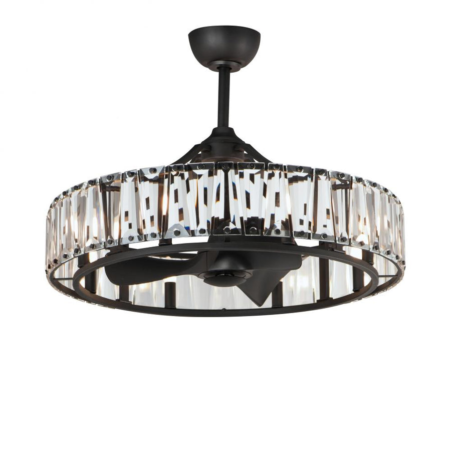 Maxim Lighting 61018BK Odeon Fandelight 32.75 Inch – Black
