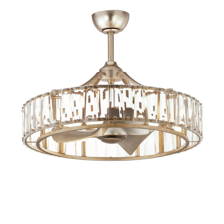 Maxim Lighting 61018GS Odeon Fandelight 32.75 Inch – Golden Silver