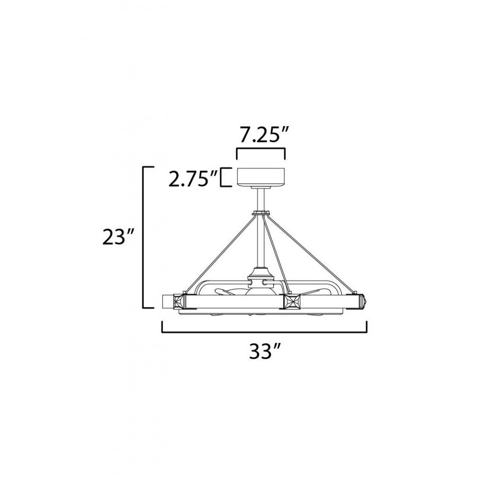 Maxim Lighting JEWEL 61019BCBKGLD Chandelier - Black Gold