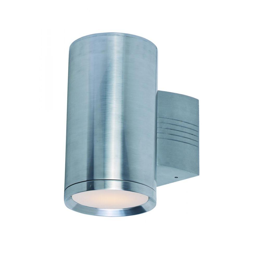 Lightray 5 Inch Outdoor Wall Lantern – Brushed Aluminum