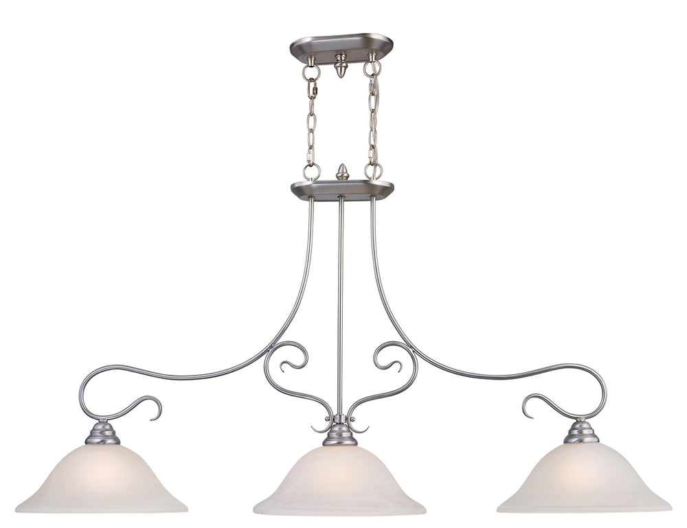 Livex Lighting CORONADO 6108-91 Island Transitional - Brushed Nickel