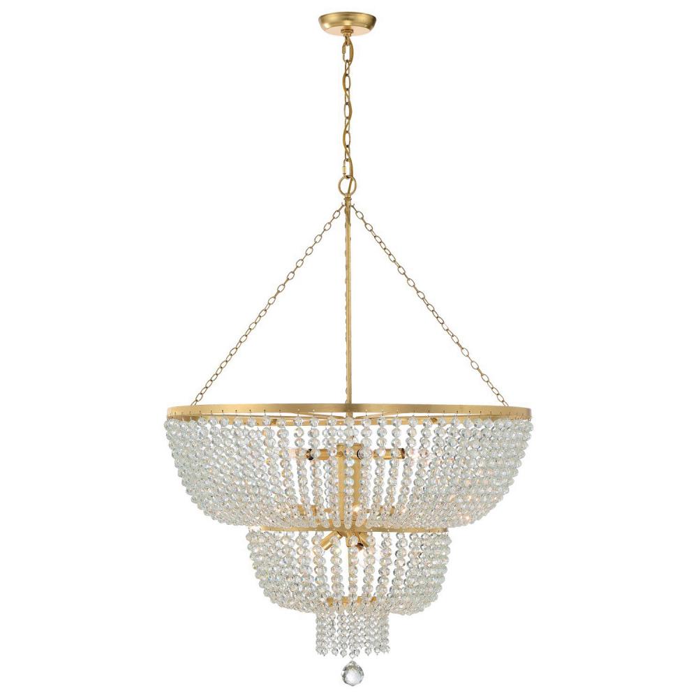 Crystorama RYLEE 612-GA Chandelier Americana - Antique Gold