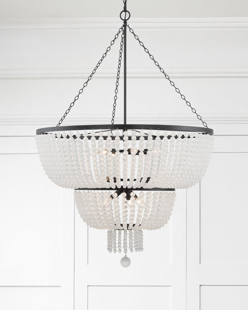 Crystorama RYLEE 612-MK Chandelier Americana - Matte Black