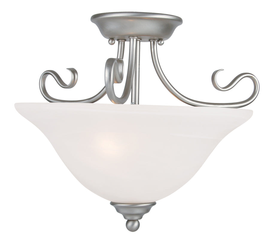 Livex Lighting CORONADO 6121-91 Flush Mount Transitional - Brushed Nickel