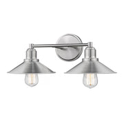2 Light Vanity-Brushed Nickel