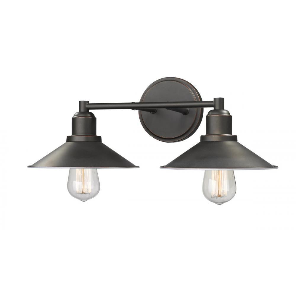 2 Light Vanity-Olde Bronze