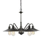 5 Light Chandelier-Olde Bronze