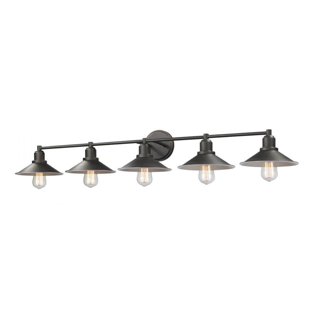 5 Light Vanity-Olde Bronze