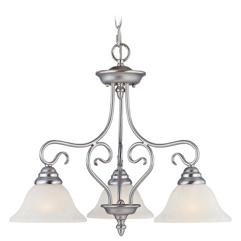 Livex Lighting CORONADO 6133-91 Chandelier Transitional - Brushed Nickel