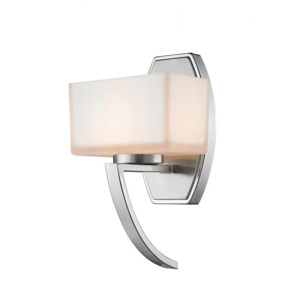 1 Light Wall Sconce-Matte Opal