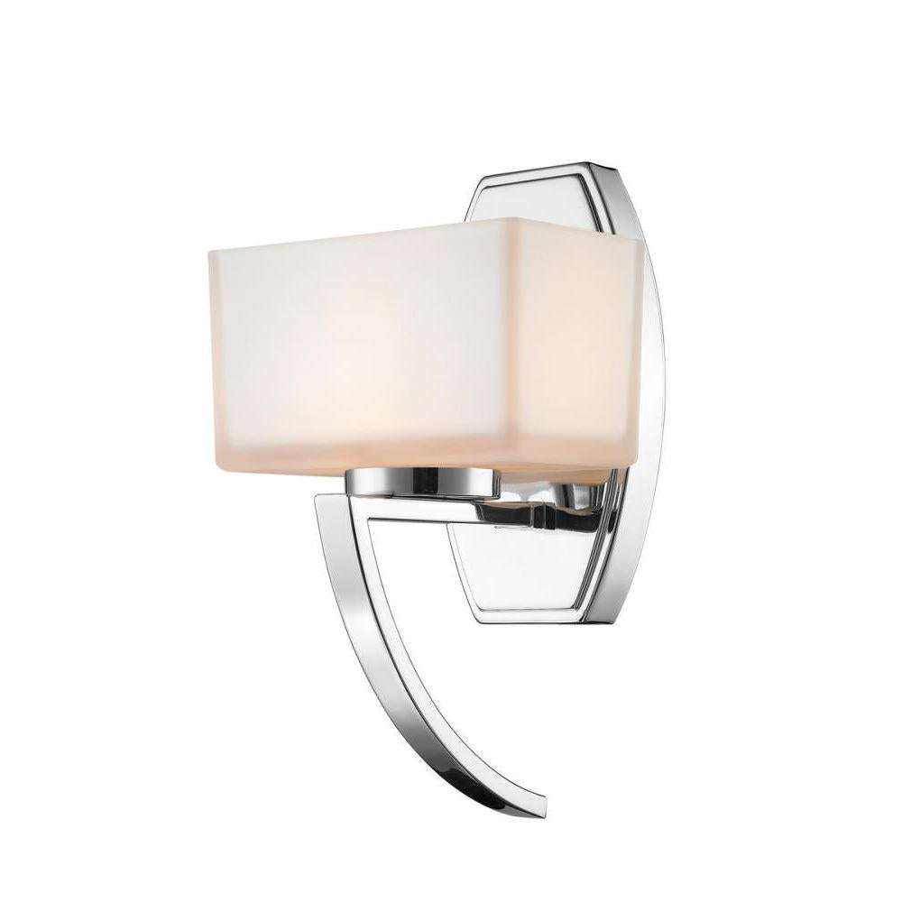 1 Light Wall Sconce-Matte Opal