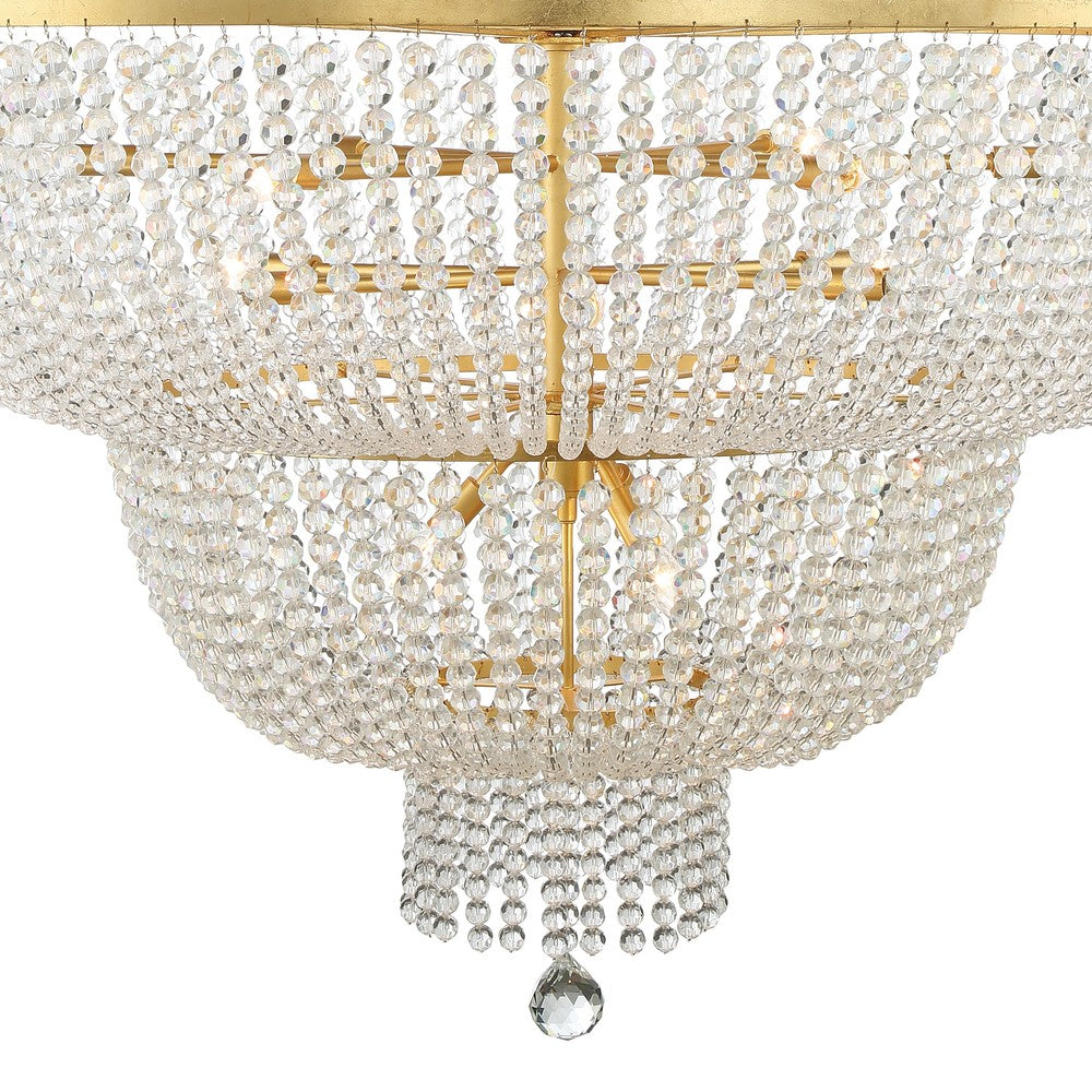 Crystorama RYLEE 614-GA Chandelier Americana - Antique Gold