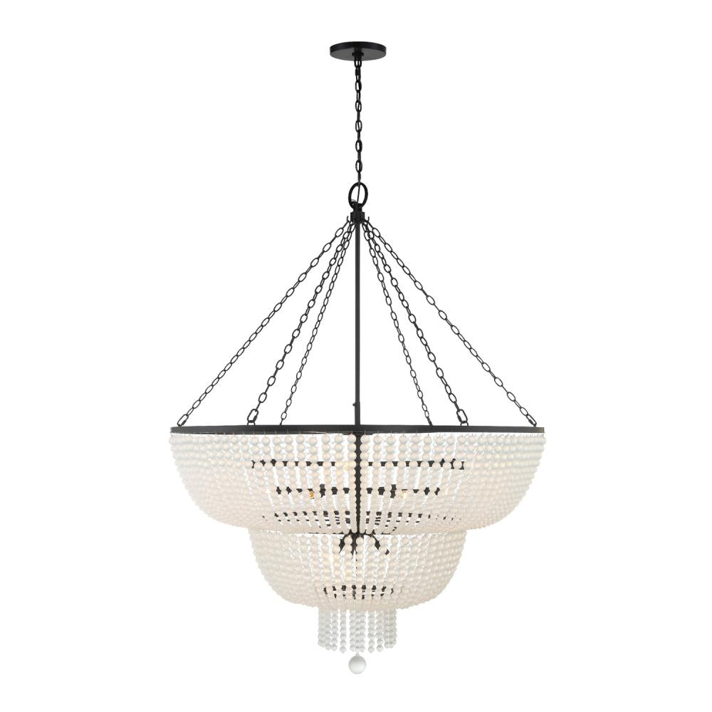 Crystorama RYLEE 614-MK Chandelier Americana - Matte Black