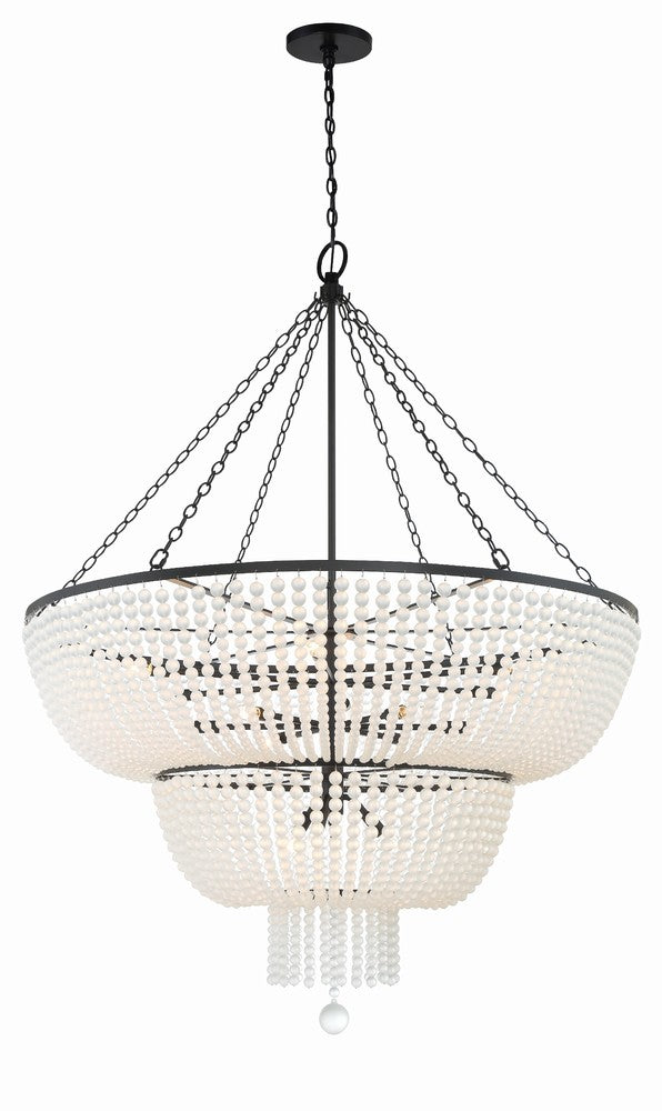 Crystorama RYLEE 614-MK Chandelier Americana - Matte Black