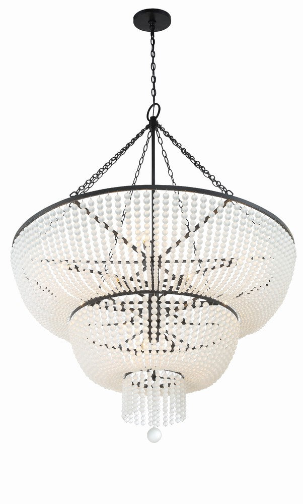 Crystorama RYLEE 614-MK Chandelier Americana - Matte Black