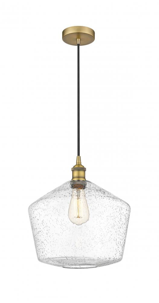 Innovations Lighting CINDYRELLA 616-1P-BB-G654-12 Mini Pendant Contemporary - Brass