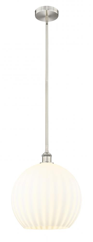 Innovations Lighting 616-1S-SN-G1217-14WV Pendant - Brushed Satin Nickel