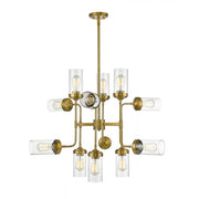 12 Light Chandelier-Clear