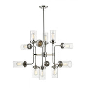12 Light Chandelier-Clear
