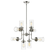 8 Light Chandelier-Clear