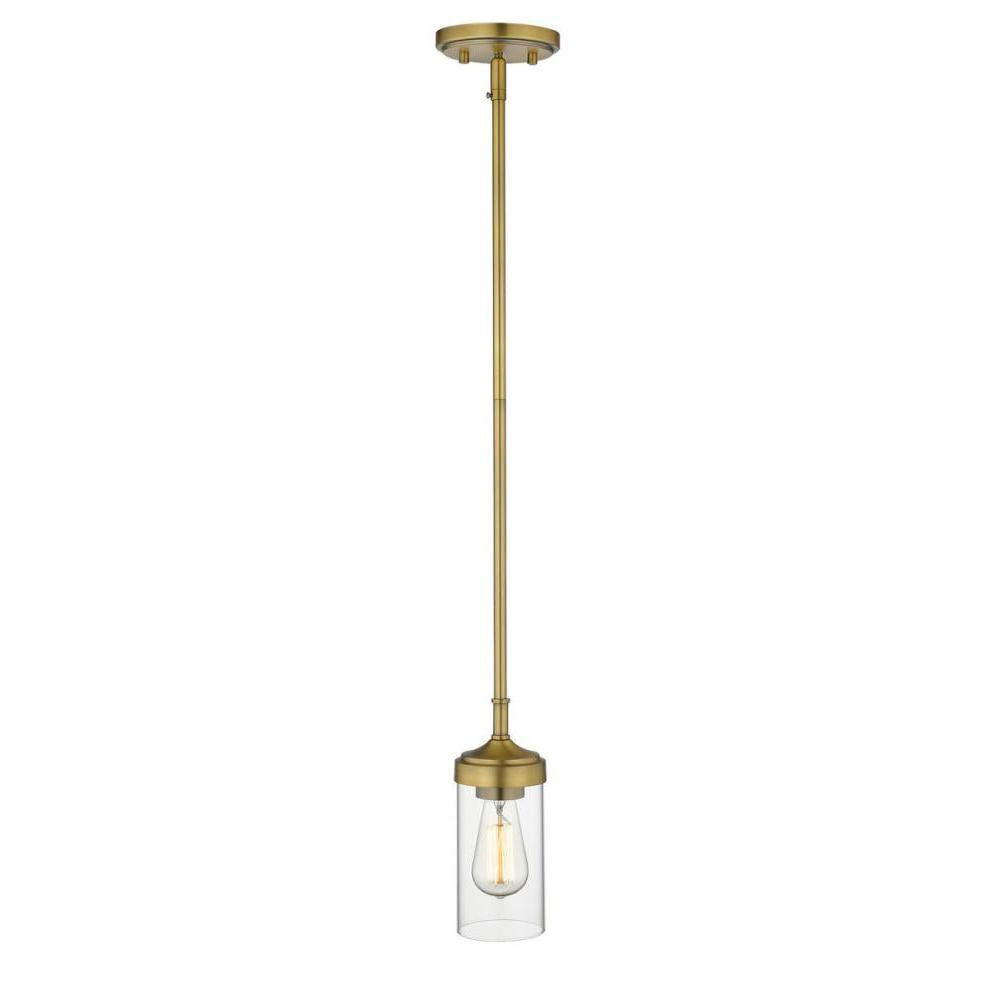 1 Light Pendant-Clear