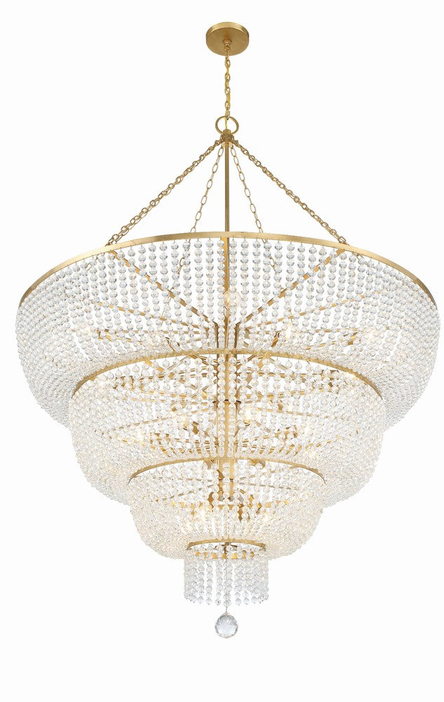 Crystorama RYLEE 618-GA Chandelier Americana - Antique Gold