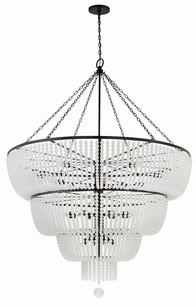 Crystorama RYLEE 618-MK Chandelier Americana - Matte Black