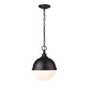 2 Light Pendant-Matte Black