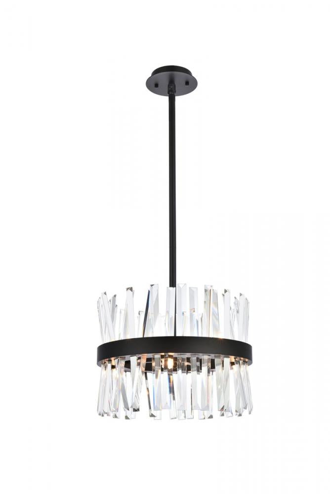 Elegant Lighting SEREPHINA 6200D16BK Pendant Modern - Black