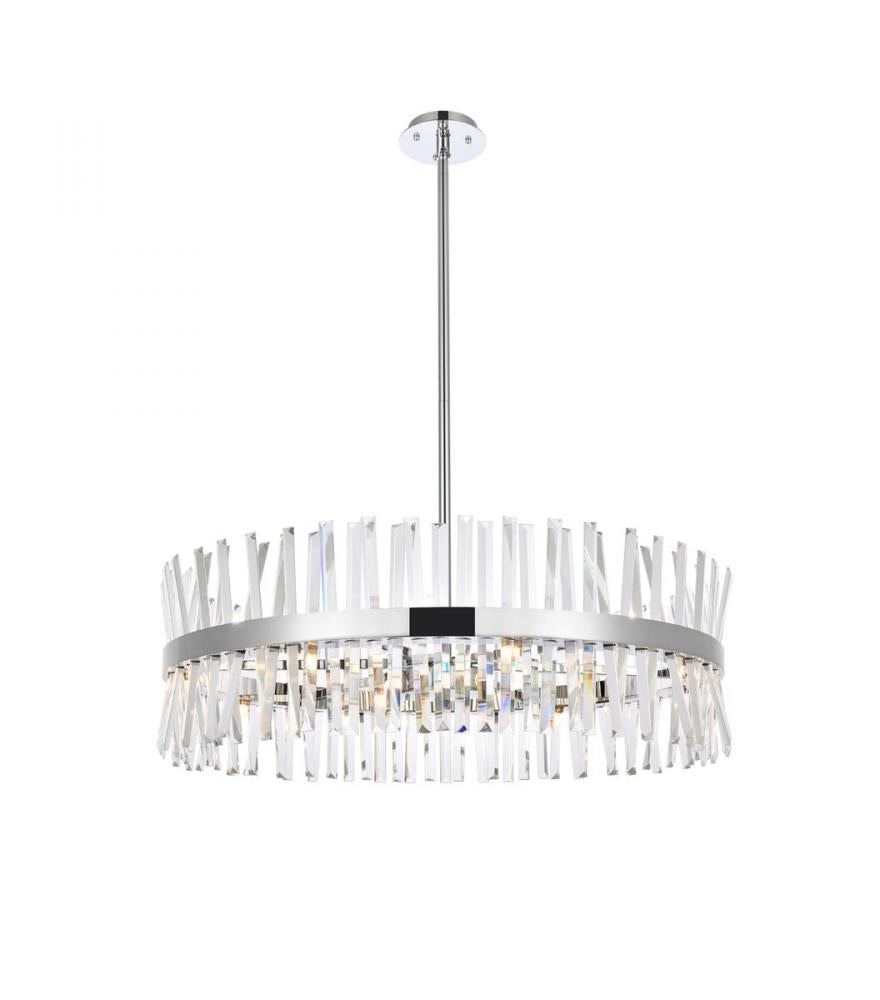 Elegant Lighting SEREPHINA 6200D36C Chandelier Modern - Chrome