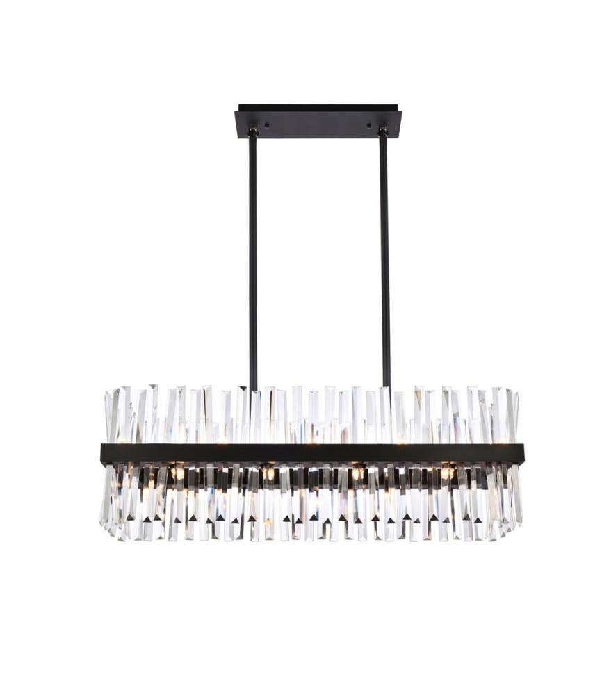 Elegant Lighting SEREPHINA 6200G36BK Chandelier Modern - Black