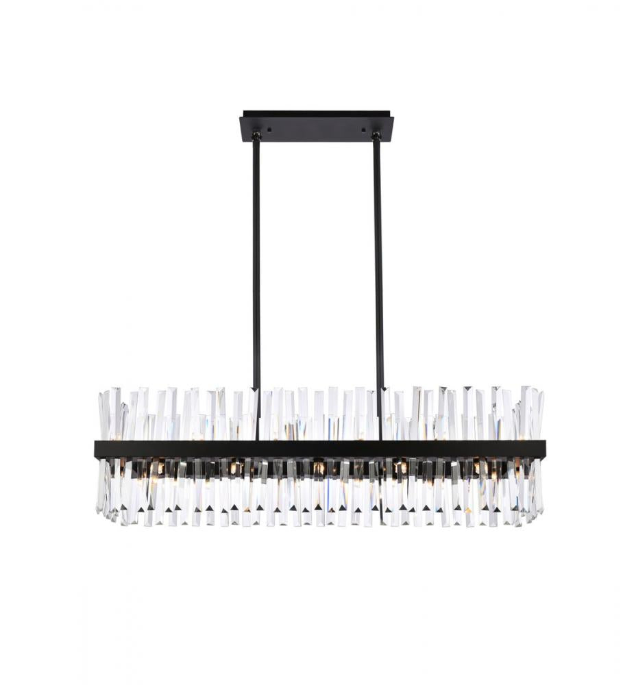 Elegant Lighting SEREPHINA 6200G42BK Chandelier Modern - Black