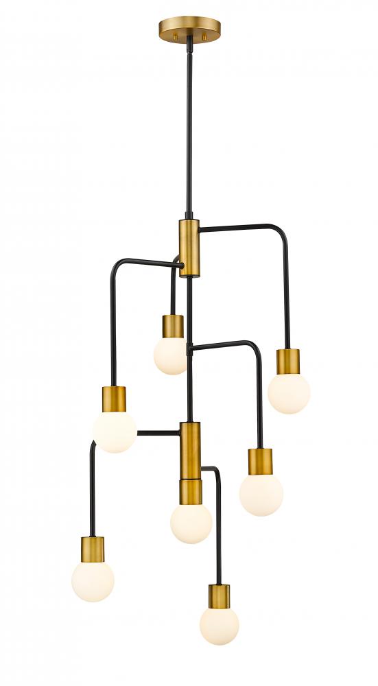 Z-Lite Lighting 621-7MB-FB Chandelier Art Deco - Brass