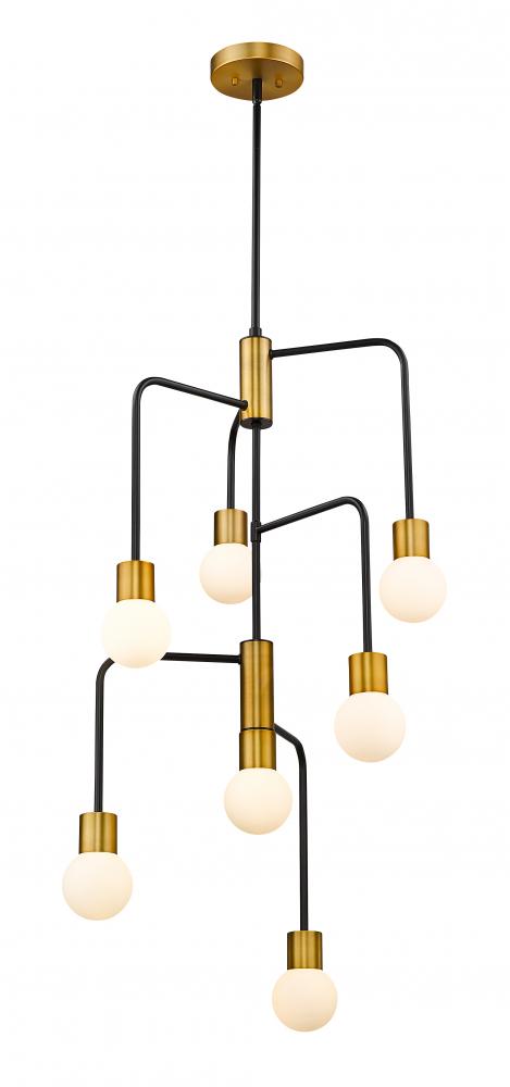 Z-Lite Lighting 621-7MB-FB Chandelier Art Deco - Brass