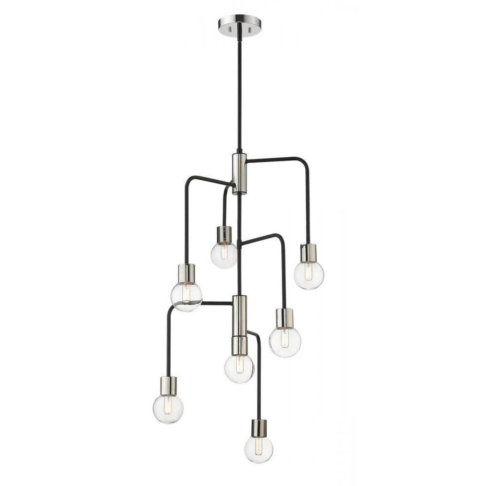7 Light Chandelier-Clear