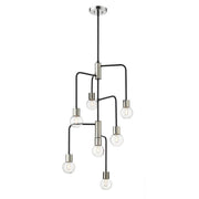 7 Light Chandelier-Clear