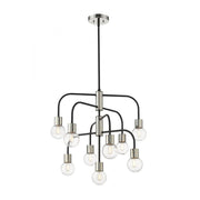 9 Light Chandelier-Clear