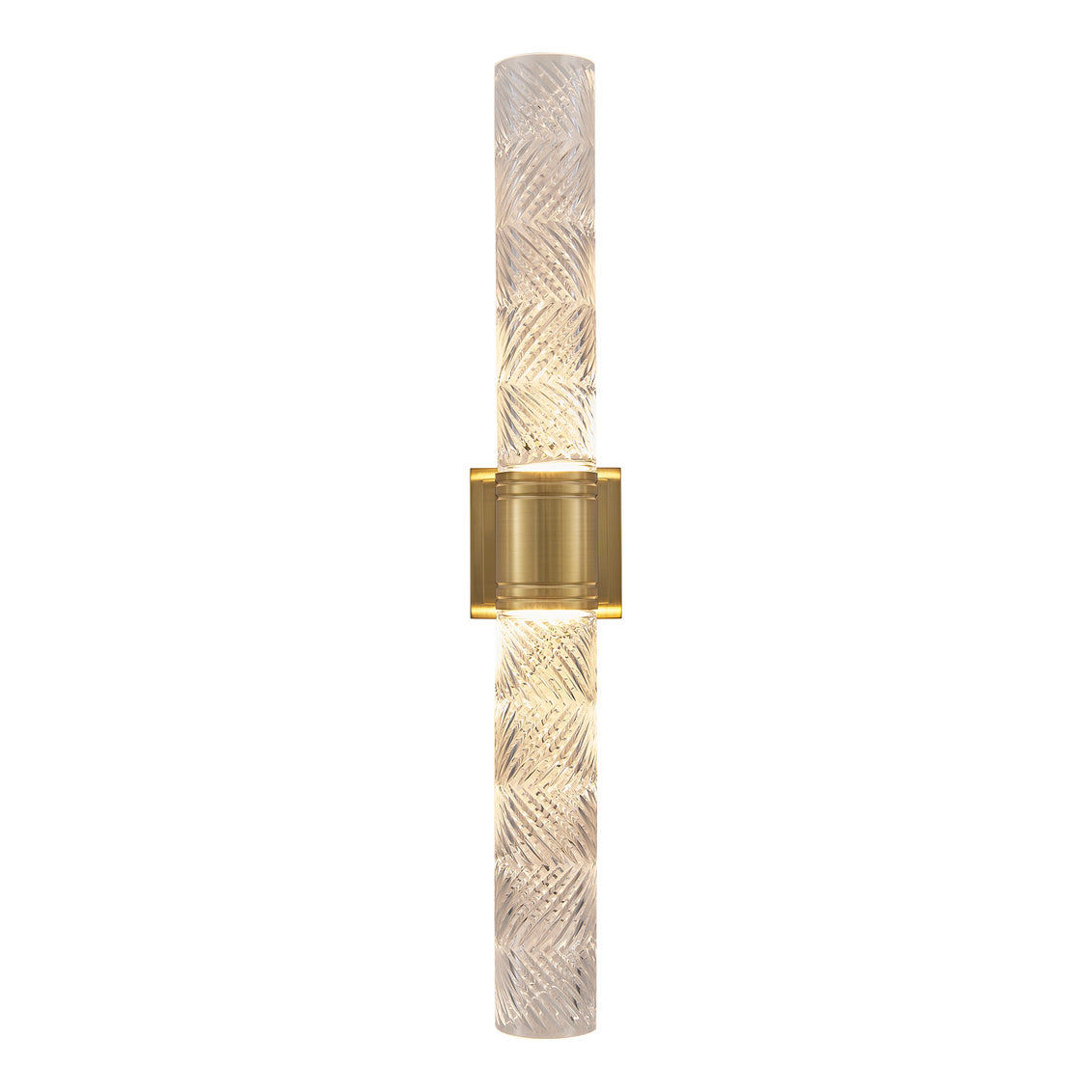 Kiriko 28-in (12-watt) LED Winter Brass Wall Sconce