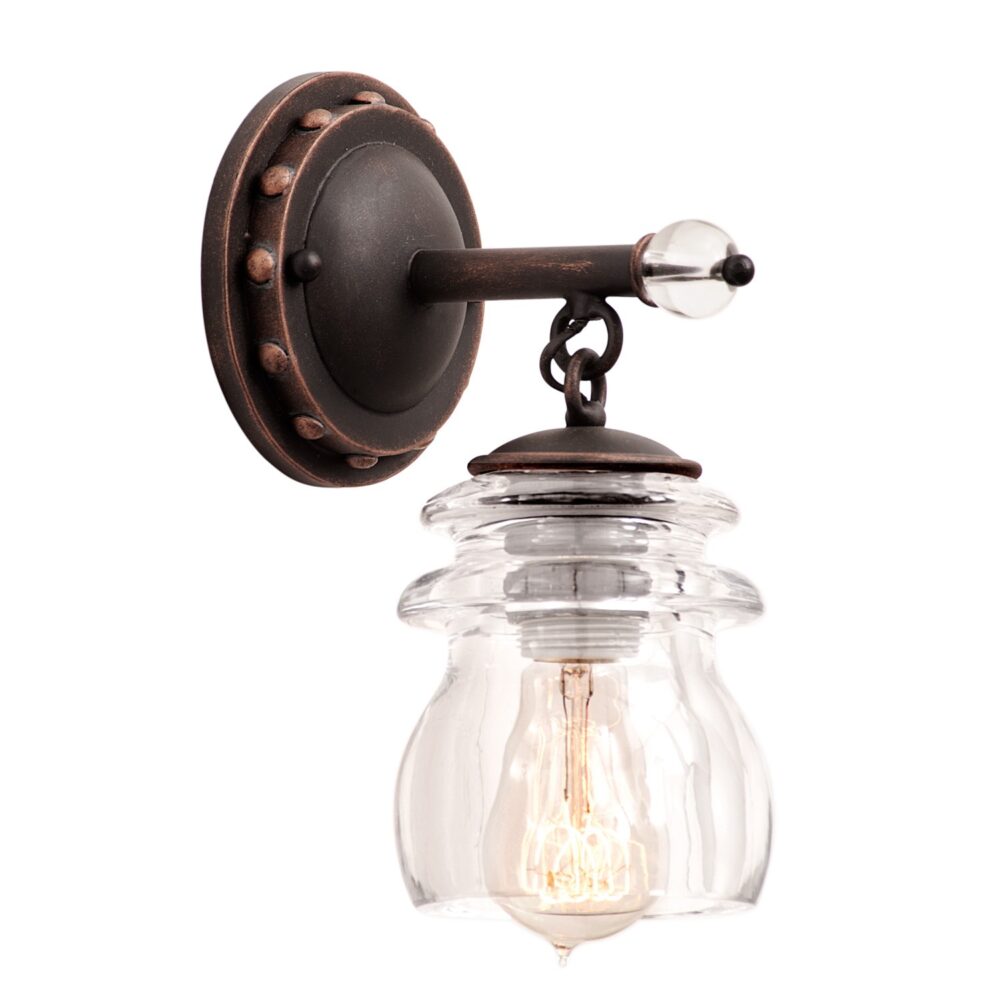 Brierfield 1 Light Bath – Antique Copper – 6311AC