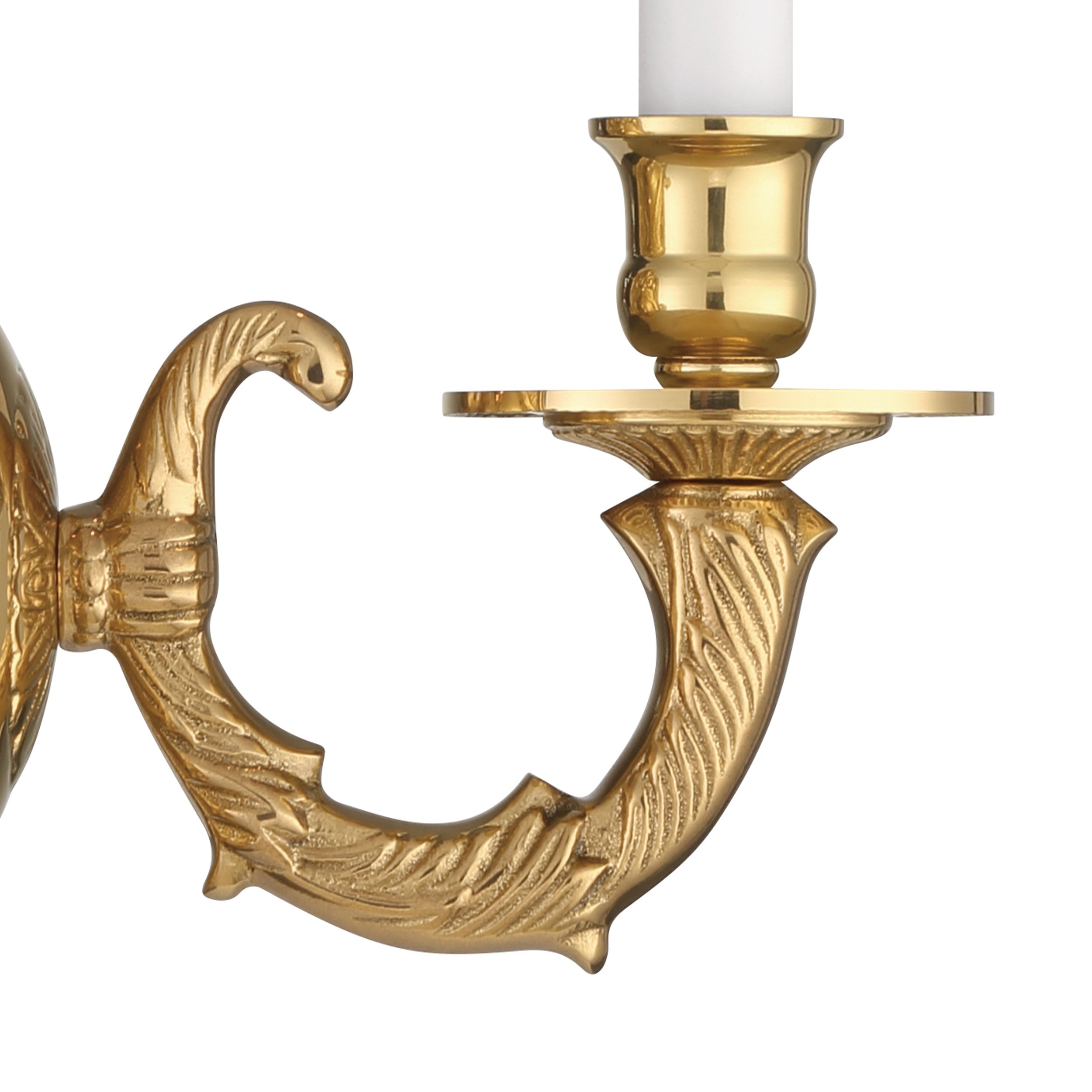 Crystorama Marlowe 641-PB – 5 Inch – 1 Light – Sconce – Polished Brass – Damp Rated