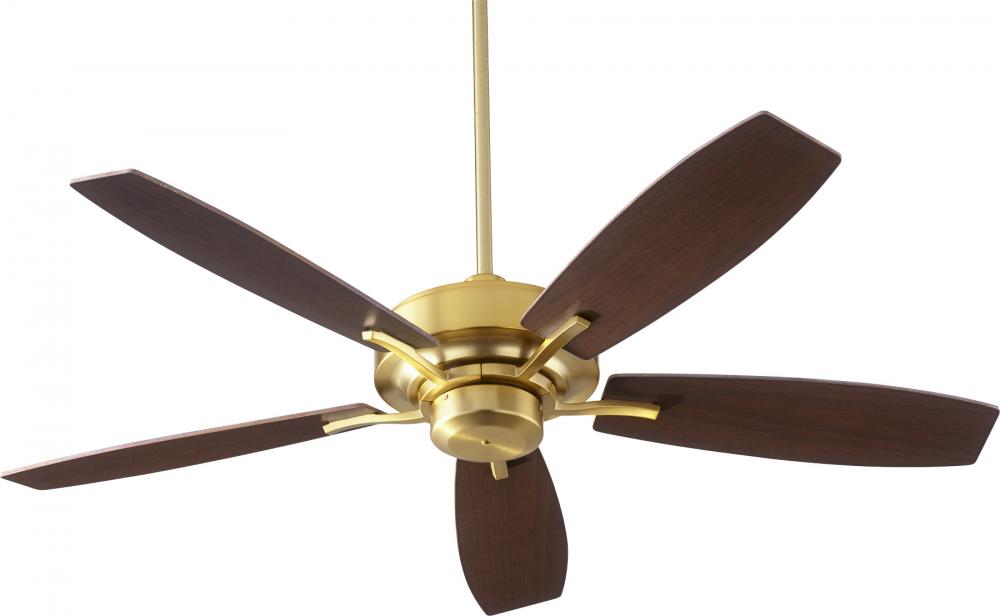 Quorum Lighting SOHO 64525-80 Fan Contemporary - Aged Brass