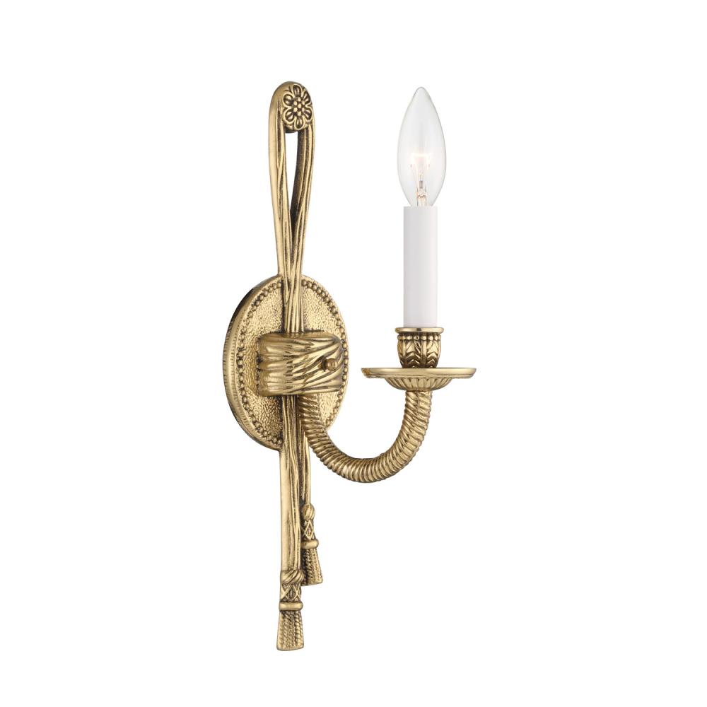 Crystorama CAST BRASS WALL MOUNT 651-OB Sconce Americana - Olde Brass