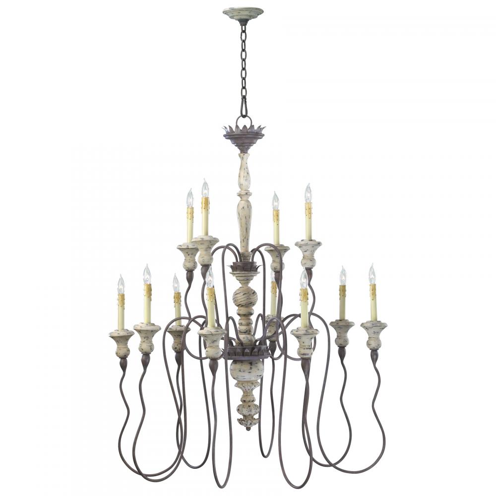 Cyan Design PROVENCE 6513-12-43 Chandelier Traditional - Brown