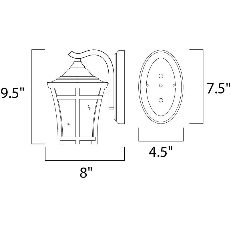 Maxim Lighting BALBOA VX LED E26 65162GFCO Exterior Traditional - Copper