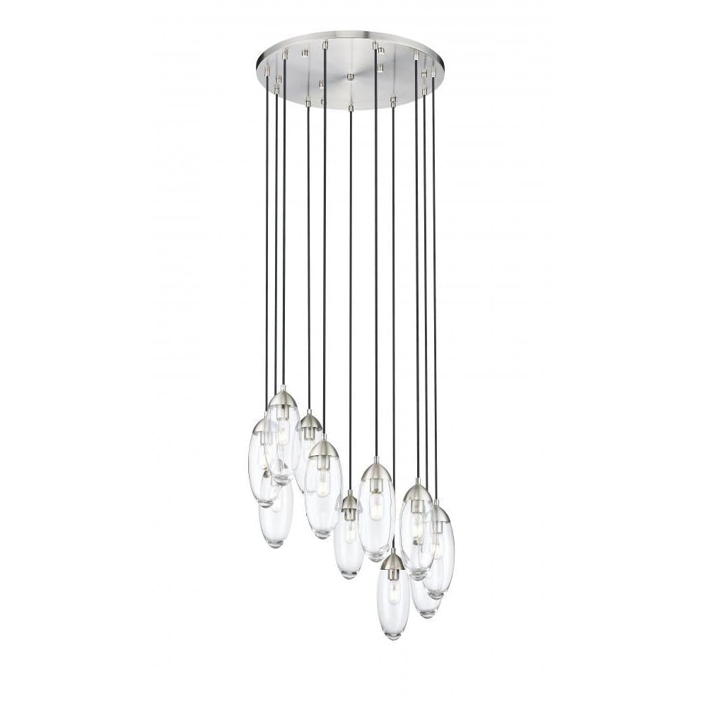 11 Light Chandelier-Clear