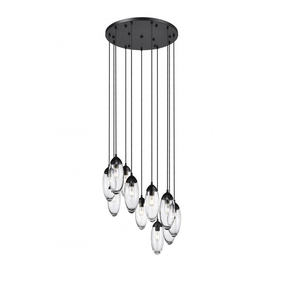 11 Light Chandelier-Clear