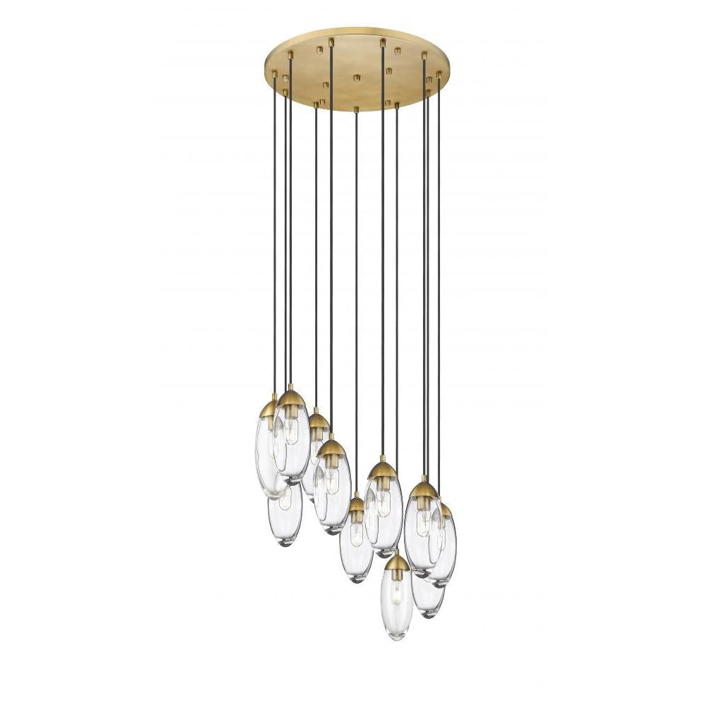 11 Light Chandelier-Clear