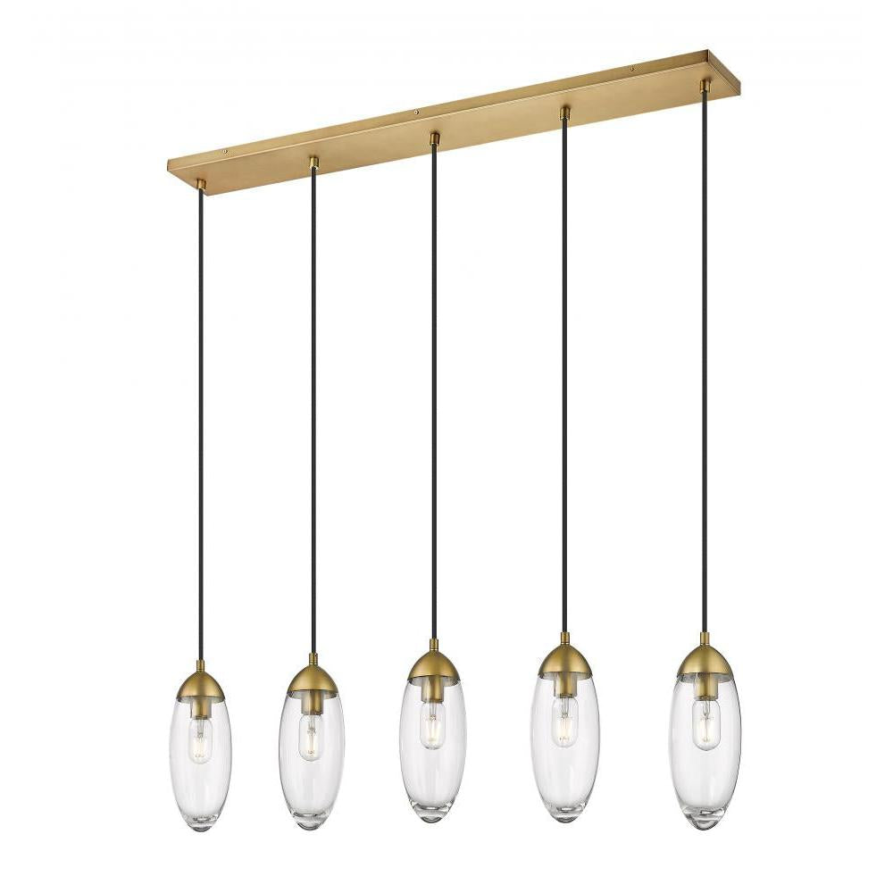 5 Light Linear Chandelier