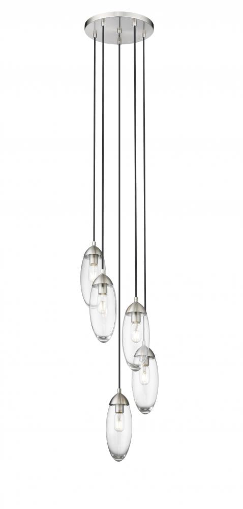 Z-Lite Lighting 651P-5R-BN Chandelier - Nickel